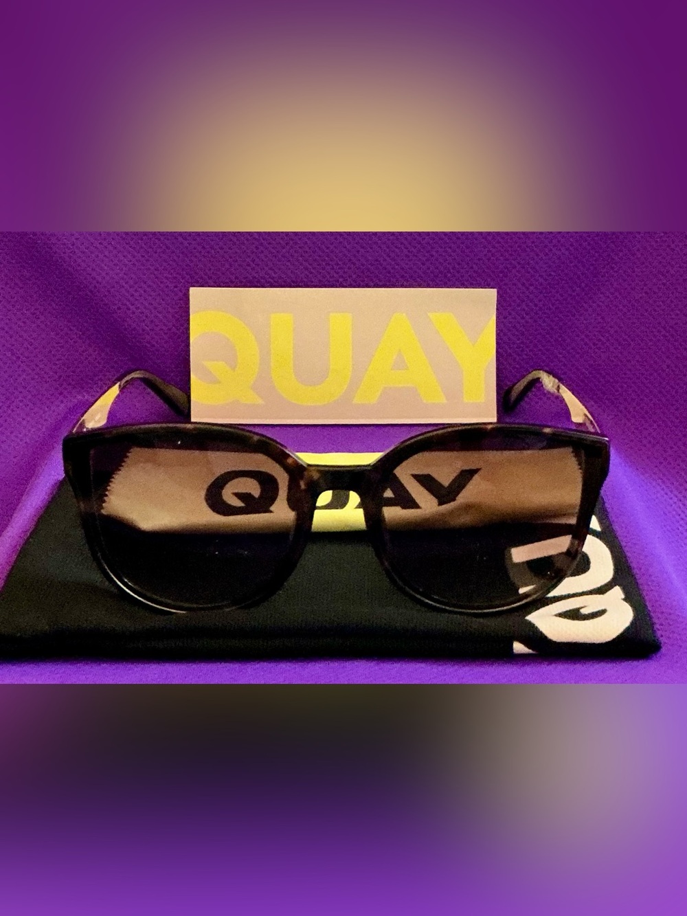 🕶️Quay Australia Sunglasses with Brown Lenses
